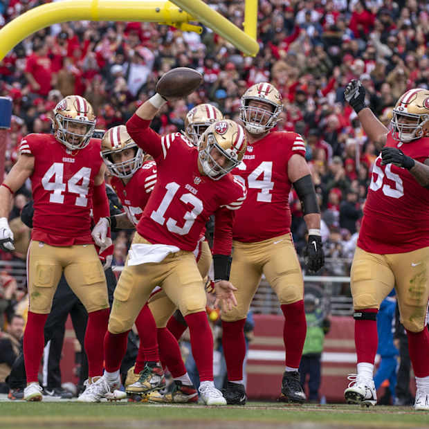 San Francisco 49ers quarterback Brock Purdy